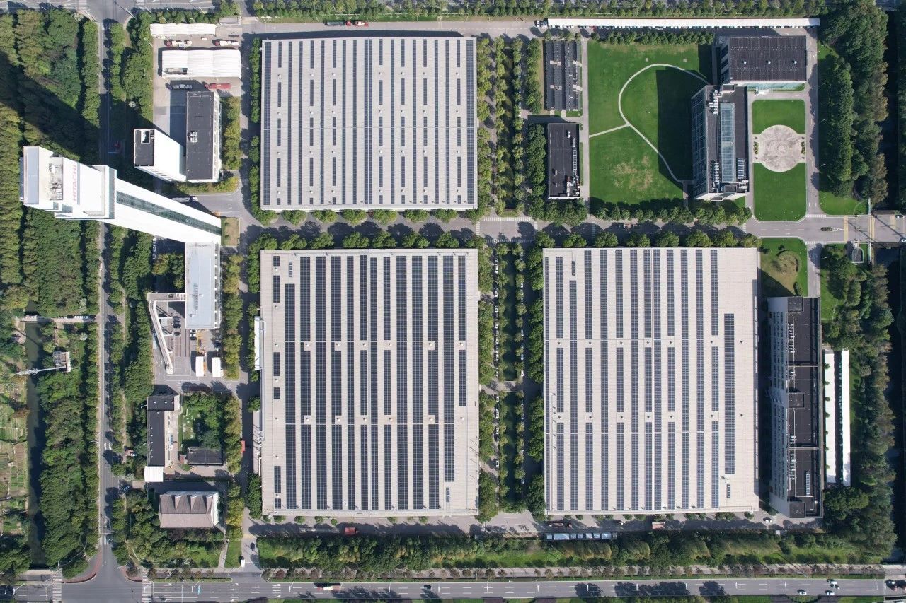 垂直交通绿色化|晶科科技上海日立电梯二期分布式光伏项目并网投运